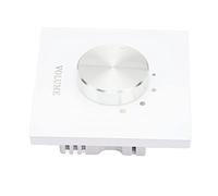 Taidda Controlador de Volumen Inteligente para el Hogar Interruptor de Música de Fondo Ajustable de 5 Niveles para una Fácil Instalación, Material ABS Premium para Ajuste Estéreo de Doble Canal,