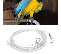 Taidda- Correa para arnés para pájaros, Correa para arnés para pájaros, Cuerda elástica para Entrenamiento de Vuelo para pájaros, Suministros para Mascotas 4.5mm