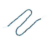 Taidda Cuentas Redondas de Ojo de Tigre Natural, Accesorios para Hacer Pulseras de Alto Brillo para Fiestas, Bodas, 92 Cuentas de 4mm (4 mm【92 piezas/cuerda】)