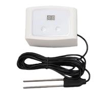 Taidda de Riego Inteligente para Interiores, Bebedero Automático para Plantas de 32,8 Pies con 15 Goteros y Sensor de Humedad Digital para Invernadero de Plantas en Macetas