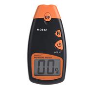 Taidda Detector de Humedad de Madera, Probador LCD Digital Compacto para Entusiastas del Bricolaje, Uso en Interiores, Negro + Naranja, 5"