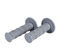 Taidda Empuñaduras de Silicona Coloridas para Motocicleta, 22mm, 7/8 ", Suaves y Duraderas para un Mejor Agarre, Gran Decoración para Ciclistas (Grey)