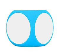 Taidda Enseñanza de Escritura en Blanco sobre Dados, Cubos Reutilizables para Juegos Educativos y Práctica de Matemáticas, para Jardín de Infantes y Adultos, EVA de 10cm (Blue)