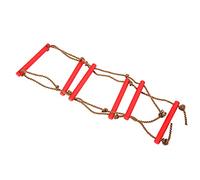 Taidda Escalera de Plástico para Niños, Equipo de Ejercicio Divertido para el Hogar y el Parque de Atracciones, Rojo, Escalera de Escalada para Niños de 78,7"