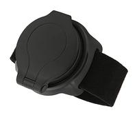 Taidda Espejo de Bicicleta con Correa para el Brazo de 5 Cm de Diámetro, Espejo de Bicicleta de Muñeca de Nailon Negro, Diseño Convexo para una Visión Más Lejana, Adecuado para Muchas Bicicletas y