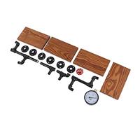 Taidda Estantería Industrial Estilo Retro para Decoración del Hogar en el Dormitorio, Estante de Pared de Alta Capacidad para Sala de Estar, Materiales de Primera Calidad