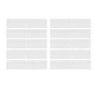 Taidda Etiqueta Adhesiva UHF con Incrustación, 100 Uds., 43x18mm, 860-960MHz, Pegatina de Chip Km4q para Gestión de Almacenes