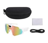 Taidda Gafas de Sol Inteligentes POV, Grabación HD 1080P Gafas con Cámara de 12MP con WiFi Tipo C para Deportes Ciclismo Juegos Aventura, Grabación en Bucle Protección UV Lente Gran