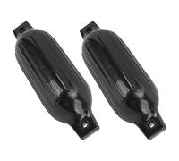 Taidda Guardabarros para Barcos de 5,5X20 Pulgadas, Parachoques Duradero Resistente a los Rayos, Negro para Yates, Barcos de Pesca, 2 uds.