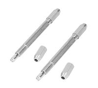 Taidda Hax Taladro Manual Alisador Herramienta Resistente a la Oxidación para Abalorios, Fabricación de Joyas, para Enrollar Personas Latón, Plata 2 X Taladro Manual Hexagonal