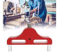 Taidda Herramienta de Búsqueda de Centros de Carpintería, Herramienta de Marcado de Carpintería de Aleación de Aluminio Duradera para Juntas de Pasadores, Azul/rojo, Menos de 95 Mm (rojo)