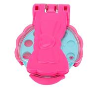 Taidda Herramienta de Peinado para el Cabello, Kit de Estampador de Diamantes de Imitación Rosa, Herramienta de Peinado en Forma de Lazo con 22 Pegatinas, Decoración Brillante Segura para Cabello y