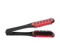 Taidda Herramienta para Alisar el Cabello con Abrazadera de Cepillo de Doble Cara con Cerdas para Mejorar la Salud del Cabello para Mujeres y Hombres, para un Cuidado Saludable del Cuero Cabelludo