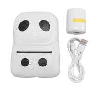 Taidda Impresora de Etiquetas Térmica de 50 Mm, Fabricante de Etiquetas Portátil con Batería de 1500 MAh y Soporte de Código de Barras 1D 2D, para Organizar Logística de Cadena de