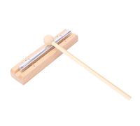 Taidda Instrumento de Percusión para Niños Trio Chime Toy para el Desarrollo del Talento Musical | Metal de y Madera de Haya | Mejora la Coordinación y Las Habilidades Rítmicas | Timbre de Mano de