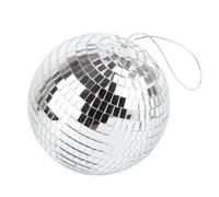 Taidda Juego de Bolas de Discoteca con Espejo, Adornos de Reflejo de Luz Giratoria, Decoración para Tartas para Fiesta, Material de Espuma de Vidrio, 1 Bola de Discoteca Colgante, Festivales