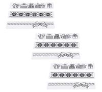 Taidda Juego de Carpetas en Relieve de Plástico, Herramienta de Decoración de Papel DIY Fácil de Usar, Ideal para Entusiastas de álbumes de Recortes, 9 Uds.