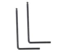 Taidda Juego de Herramientas de Llave en Forma de L de Acero Resistente para Guitarra Acústica, Extremo de Bola de 4 Mm/5 Mm, Ajuste del Cuello Recto, para Músicos y Entusiastas de la Guitarra, 2