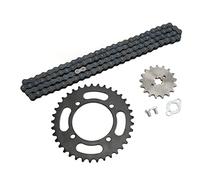 Taidda Juego de Piñones Traseros Delanteros de Cadena 420 Duraderos, Tratados Térmicamente para Suciedad de 50-125cc, Aptos para Mini Bicicletas ATV,45 Steel,60