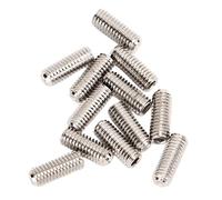 Taidda Juego de Tornillos de Altura para Sillín de Guitarra, Duraderos y Resistentes Al óxido, para Piezas de Puente de Guitarra Eléctrica, Juego de Ajuste de Metal de 12 Piezas para Reparación