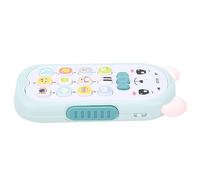 Taidda Juguete Telefónico de Simulación, Luz Suave, Sonido Suave, Volumen Ajustable, Tamaño de Agarre para bebé, Juguete Educativo ((azul claro))