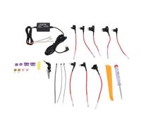 Taidda Kit de Cableado de Cámara de Tablero, Cable Duro USB Acc Tipo C de 12V, 28V A 5V, 2,5 A, Cable de Alimentación de 3,2 M con Protector de bajo Voltaje, para Monitor de