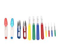 Taidda Kit de Desgarrador de Costuras, Removedor de Puntadas con de Plástico, Tijeras de Acero Inoxidable con Cubierta Protectora, Ideal para Coser, Enhebrar y Bordar