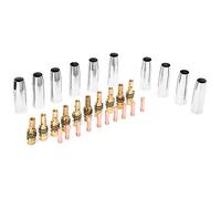 Taidda Kit Profesional de Boquillas para Pistola de Soldar, 10 Uds., con Puntas de Contacto para Antorcha Blindada de Gas Binzel 15AK