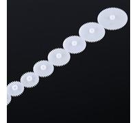 Taidda Kits de Engranajes de Plástico, Juego de Engranajes de Motor Duradero para Ensamblaje de Modelos de Juguete, Adecuado para Entusiastas del Bricolaje