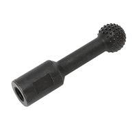 Taidda Lima Rotativa Esférica de Acero de Aleación de Cromo Vanadio Duradera para Tallar Madera y Metal, Borde de Corte Afilado para un Pulido Suave, Adecuada para Amoladora Angular 115, 125 (25mm)