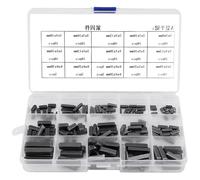 Taidda Llave de pluma de punta redonda, Llave de pluma de punta redonda resistente a la corrosión Duradero y resistente 140 piezas Llave de pluma de punta redonda Juego de