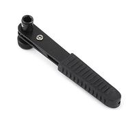 Taidda Llave de Trinquete de 1/4" de Destornillador Duradero para Puntas de Destornillador Herramienta de Enchufe Rápido para Técnicos de Constructores Negro 4, X 1,26" PVC Hierro