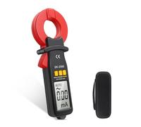 Taidda Medidor de Abrazadera de Microamperio Probador de Corriente de Fuga de CA CC Resolución de 0,01 MA 1999 Recuentos Rango Automático 60 A Mandíbula de 30 Mm con Retención (SK-2060 CA 0,05 mA-60