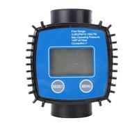 Taidda Medidor de Flujo de Digital Medidor de Flujo de Líquido de Aceite 32 Mm 120 L/min 20 Bar con Múltiples Unidades de Medida para Agua Derv Gas Oil Gasolina
