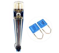 Taidda Medidor de Leche Electrónico PSU, Botella Transparente con Escala Transparente, Medición Precisa de Leche para Sala de Ordeño de Ganado, 31kg, 55x20cm