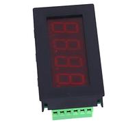 Taidda Medidor de Pantalla Digital LED PLC para Comunicación MODBUS-RTU 4 Dígitos DC5-36V Material ABS Integrado Pantalla PLC Negra para Suministros Electrónicos