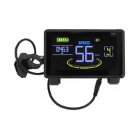 Taidda Medidor de Pantalla para Scooter Eléctrico ABS con Pantalla LCD para Bicicleta Eléctrica