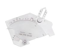 Taidda Medidor de Soldadura de Leva de Puente MG-8, Herramienta de Inspección de Soldadura Versátil para Soldadores, Acero Inoxidable Resistente Al Desgaste, 1 Unidad