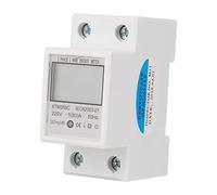 Taidda Medidor Electrónico de KWh de 220 V 5 (80) A con Cubierta de Terminal Integrada para Medición de Energía en Oficinas