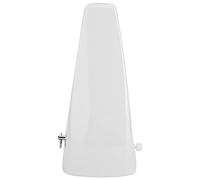 Taidda Metrónomo Tonificado Regulación de Velocidad Rápida Herramienta de Sincronización Musical para Músicos, Metrónomo Electrónico de Cuerda Estilo Pirámide para Batería de Piano Violín bajo (WHITE)