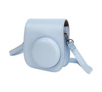 Taidda Mini Bolsa Protectora para Cámara Instantánea, Funda de PU, Duradera, Cómoda, Creativa a Medida para Mini 12 con Filtros de álbum, Marcos Colgantes Coloridos, Pegatinas (Blue)