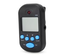 Taidda Mini Digital Beat Tap M50 Clamp/Holder de Metrónomo Profesional para Músicos Plástico Negro/Blanco/Azul/Amarillo/Rojo 5.5x3.2x3.5cm 1pc para Práctica Musical (BLACK)