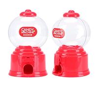Taidda Mini Sweets Candy Machine Lindo Banco de Dinero para Niños, Dispensador de Caja de Monedas para Despedidas de Soltero, Baby Showers, Plástico No Tóxico, 5.5x3.5in (Rojo)