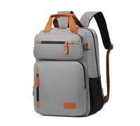 Taidda Mochila Ergonómica Liviana para Viajes Mochila para Computadora Portátil de 15,6 Pulgadas con Bolsillos Ocultos para Hombres y Mujeres Escolar Gris para Universidad Universidad (Gray)