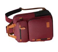 Taidda Mochila Ergonómica Liviana para Viajes Mochila para Computadora Portátil de 15,6 Pulgadas con Bolsillos Ocultos para Hombres y Mujeres Escolar Gris para Universidad Universidad (Rojo)