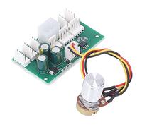 Taidda Módulo de Control de Velocidad Divisor de 8 Vías Eficiente del Concentrador del Ventilador de Refrigeración PWM para Chasis de PC Adaptador de 4 Pines 12 V para Público Interesado en