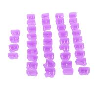 Taidda Molde Creativo para Galletas con Varias Formas, Kit de Cortador de Galletas Duradero, Herramienta para Decoración de Pasteles, Ideal para Hornear DIY, 40 Moldes, Púrpura