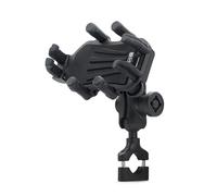 Taidda Monte del Teléfono de la Motocicleta, Soporte para Teléfono Celular Anti -Robo 360 ° de Rotación Ajustable de Rotación Retrovisor de Espejo Retrovisor con Amortiguador de Vibración Soporte