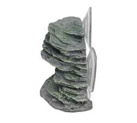 Taidda Muelle de Escalada de Tortuga de Resina Premium Adorno de Roca de Acuario a Prueba de Erosión para Reptiles, Plataforma de Toma de Sol de Tortuga Realista en Terrario, 1 Pieza