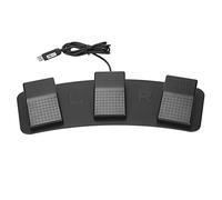 Taidda Pedal de Interruptor de Pie Triple USB Pedal de Interruptor Mecánico Ergonómico para Pruebas de Juegos Multifuncional para Jugar, Pruebas de Fábrica